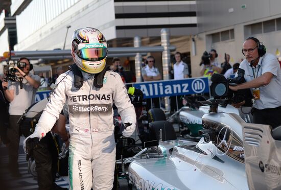 Автоспорт. Формула -1. Гран-при России. Квалификация