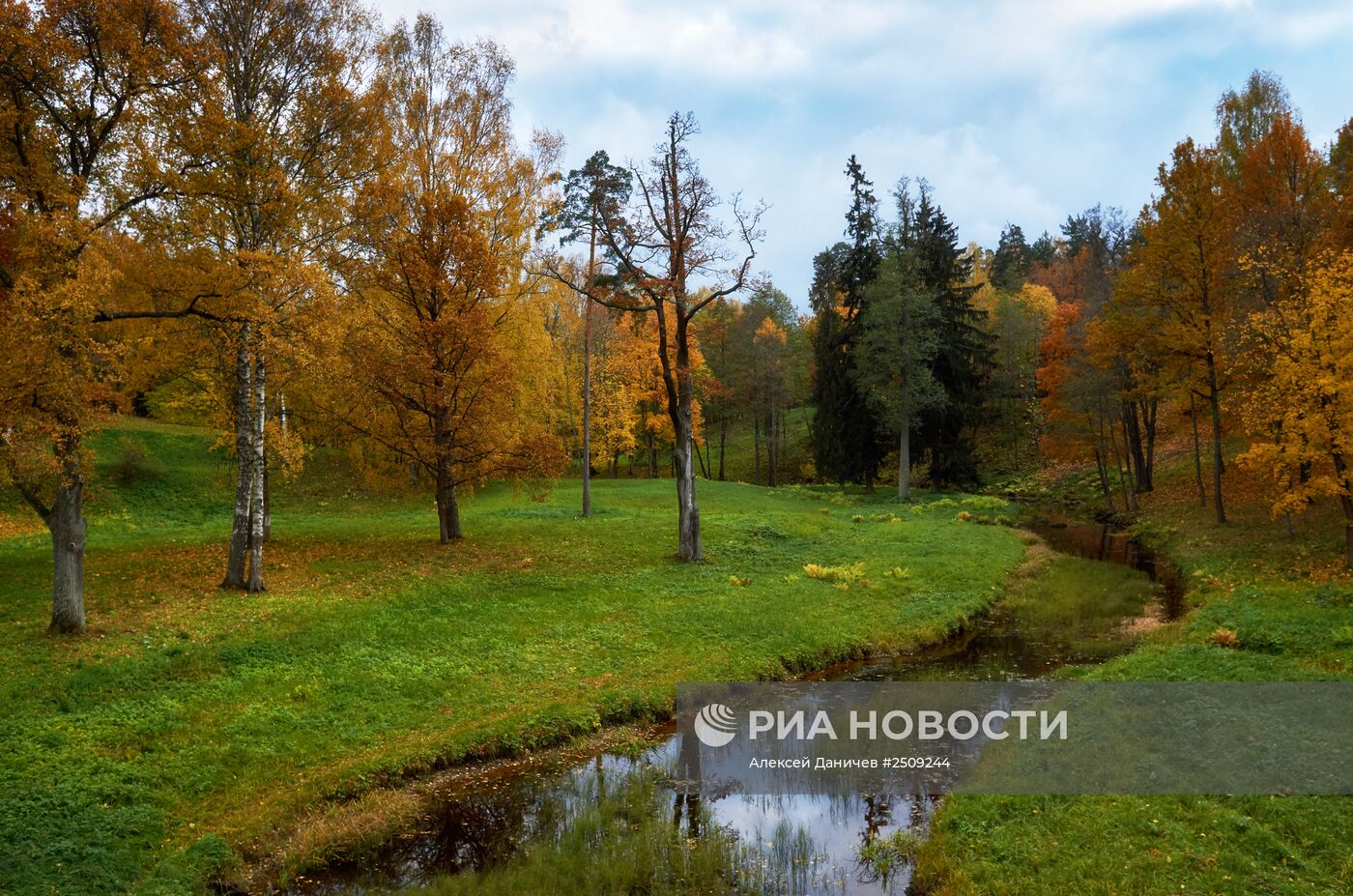 Золотая осень в Ораниенбауме