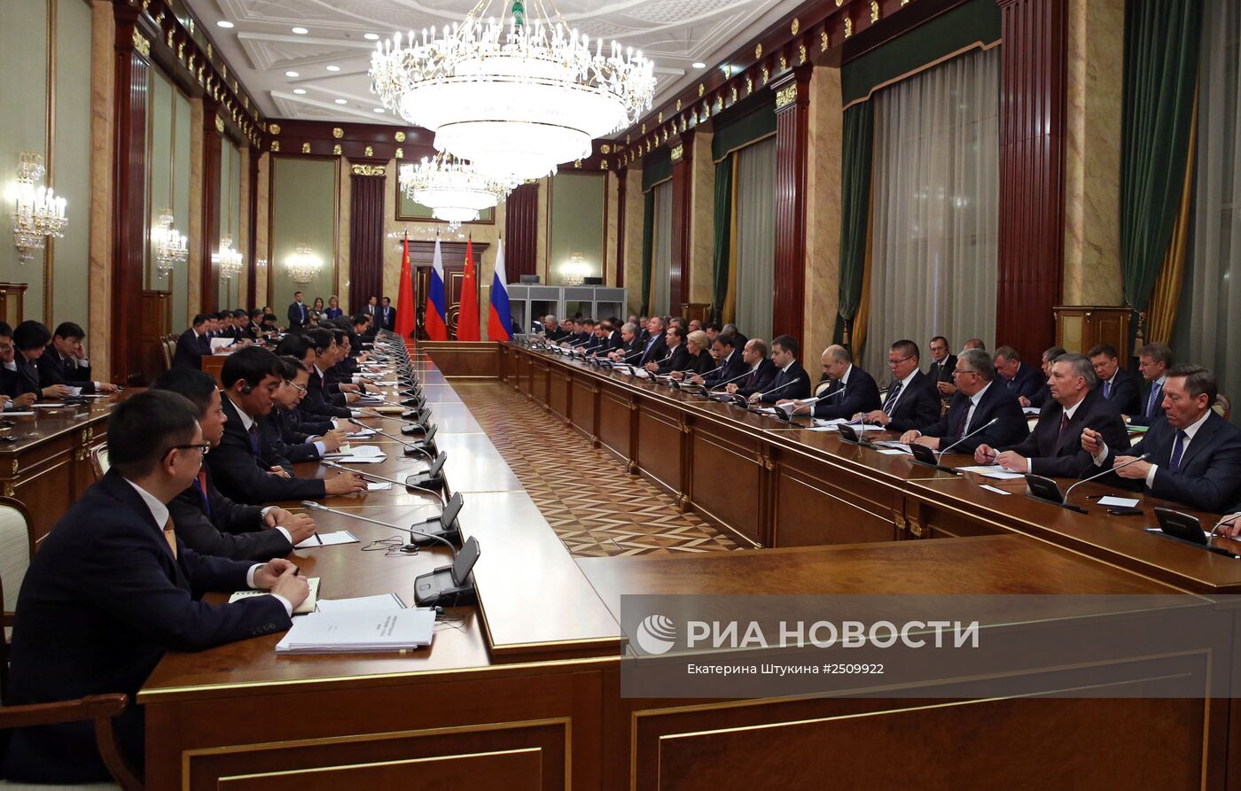 Встреча Д.Медведева с Ли Кэцяном
