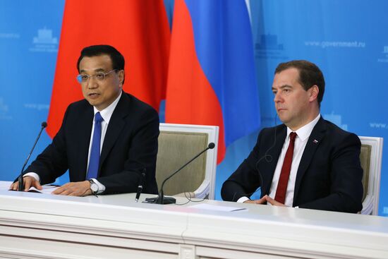 Встреча Д.Медведева с Ли Кэцяном