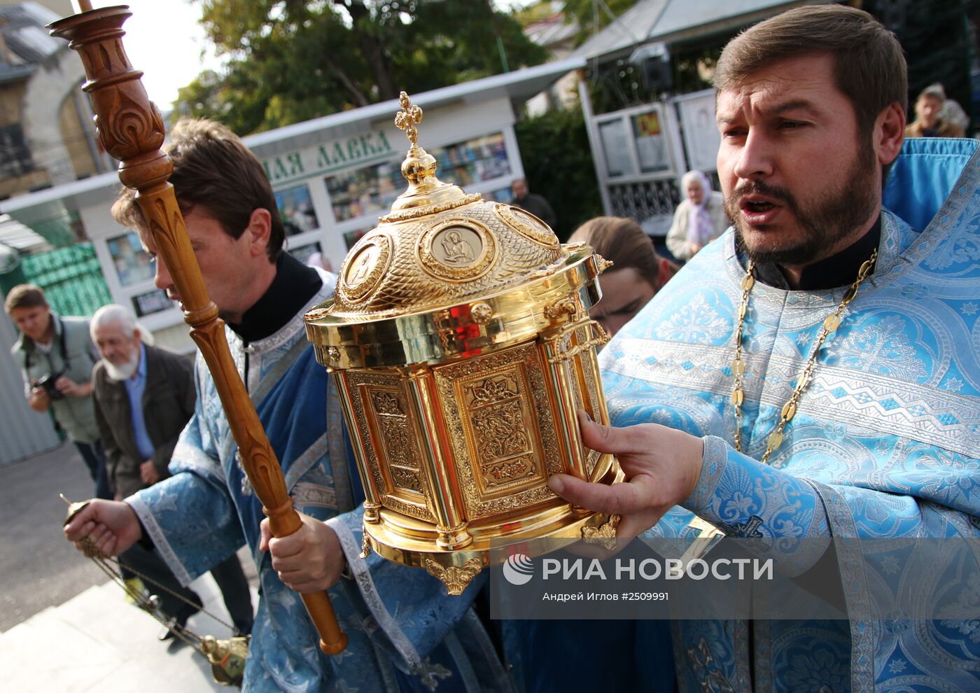 Мощи святого Федора Ушакова доставили в Крым