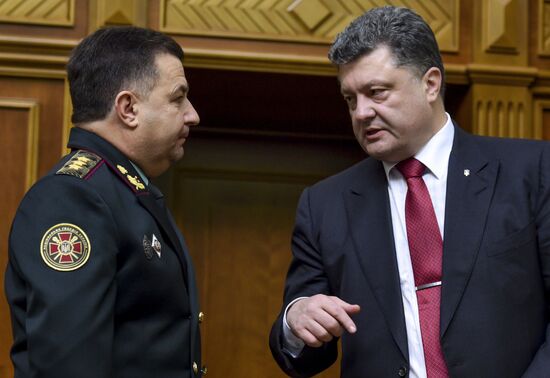 Верховная Рада Украины утвердила Степана Полторака на должность министра обороны