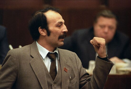 Встреча Николая Рыжкова с шахтерами