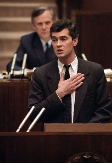 Встреча Николая Рыжкова с шахтерами