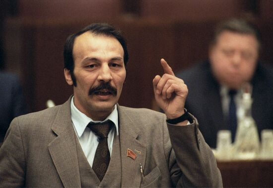 Встреча Николая Рыжкова с шахтерами