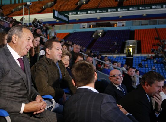 Д.Медведев посетил ежегодный теннисный турнир "Кубок Кремля"