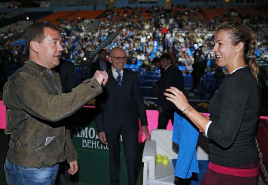 Д.Медведев посетил ежегодный теннисный турнир "Кубок Кремля"