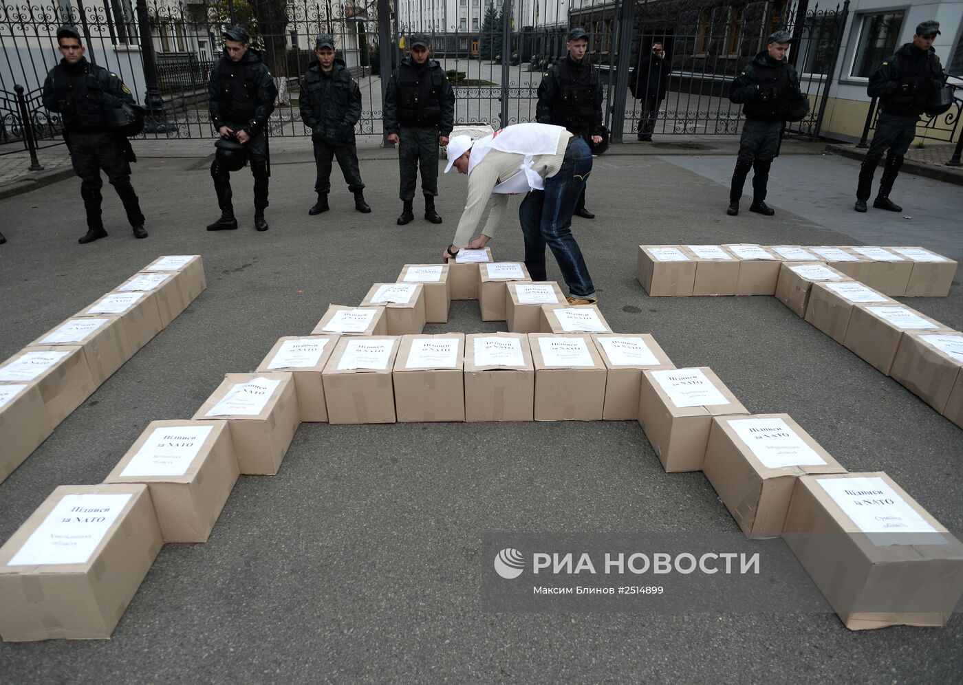 Партия "Батькивщина" представила 3 миллиона подписей за проведение референдума о вступлении Украины в НАТО