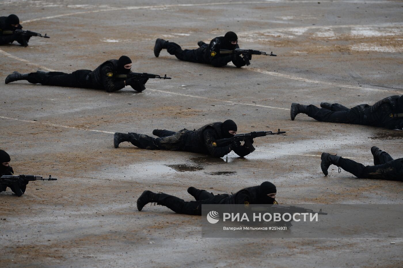 Демонстационные показы техники в рамках выставки "Интерполитех-2014"