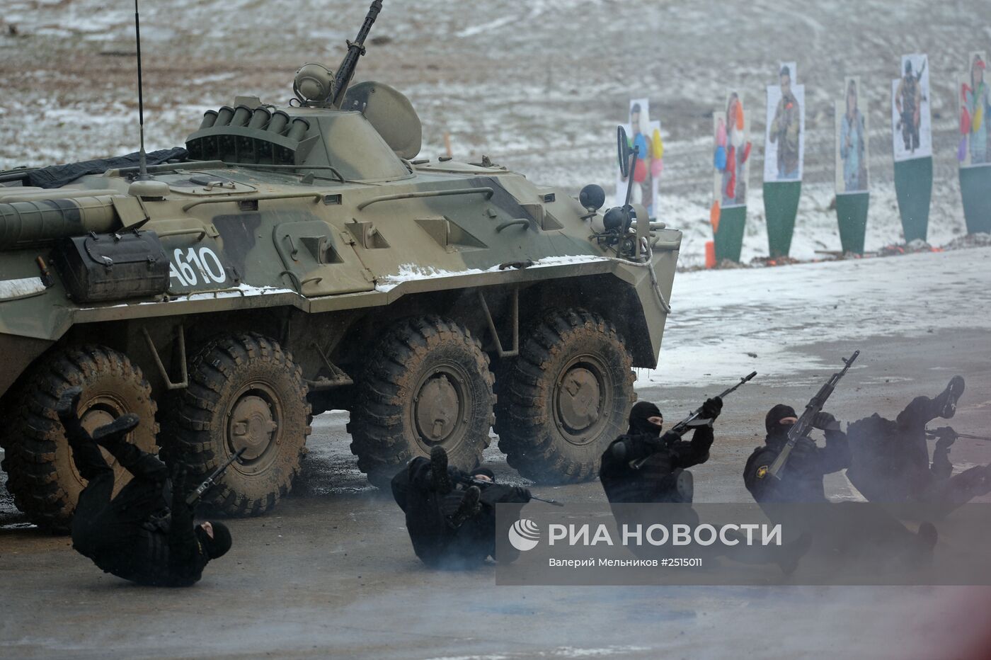 Демонстационные показы техники в рамках выставки "Интерполитех-2014"