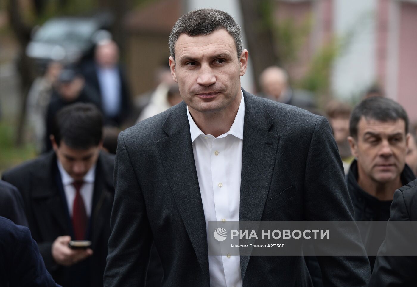 Мэр Киева В.Кличко посетил Александровскую больницу