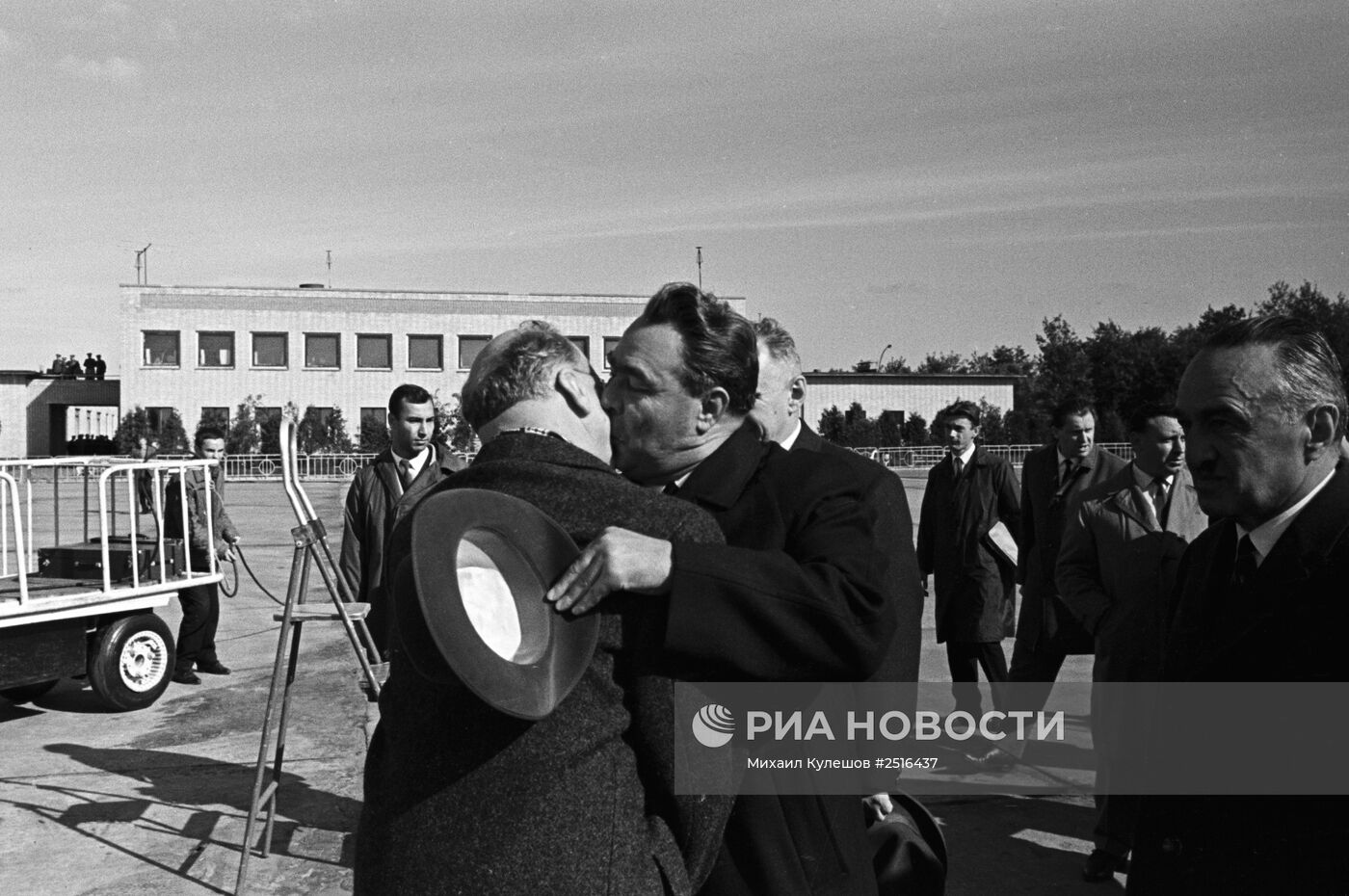 Л. Брежнев и В. Ульбрихт