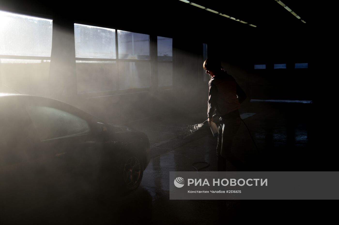 Работа автомобильной мойки в Великом Новгороде
