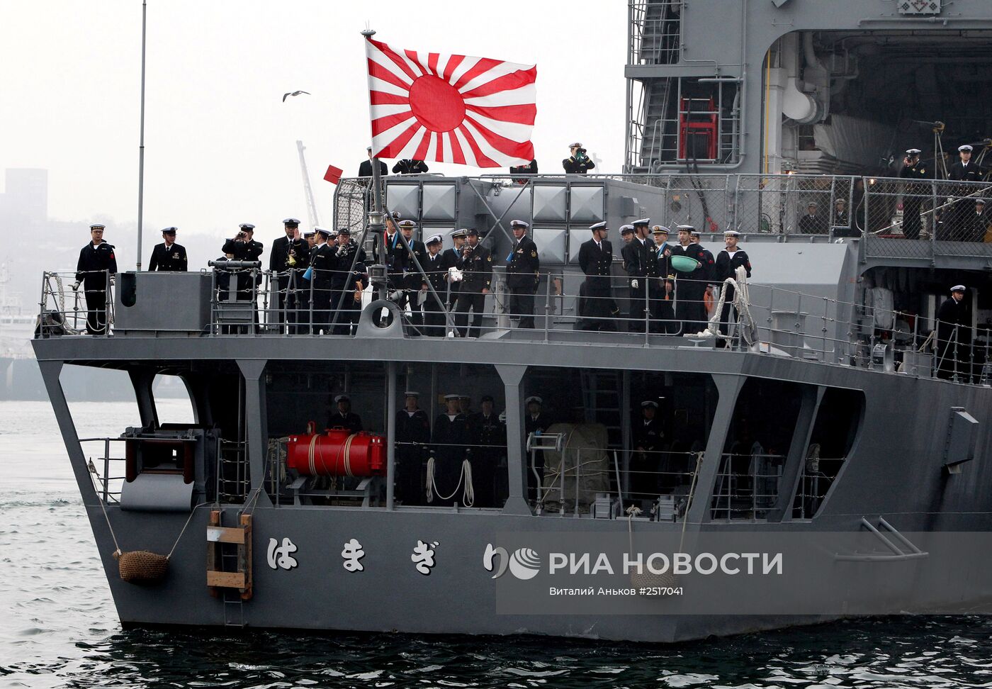 Визит эсминца "Хамагири" Морских сил самообороны Японии во Владивосток