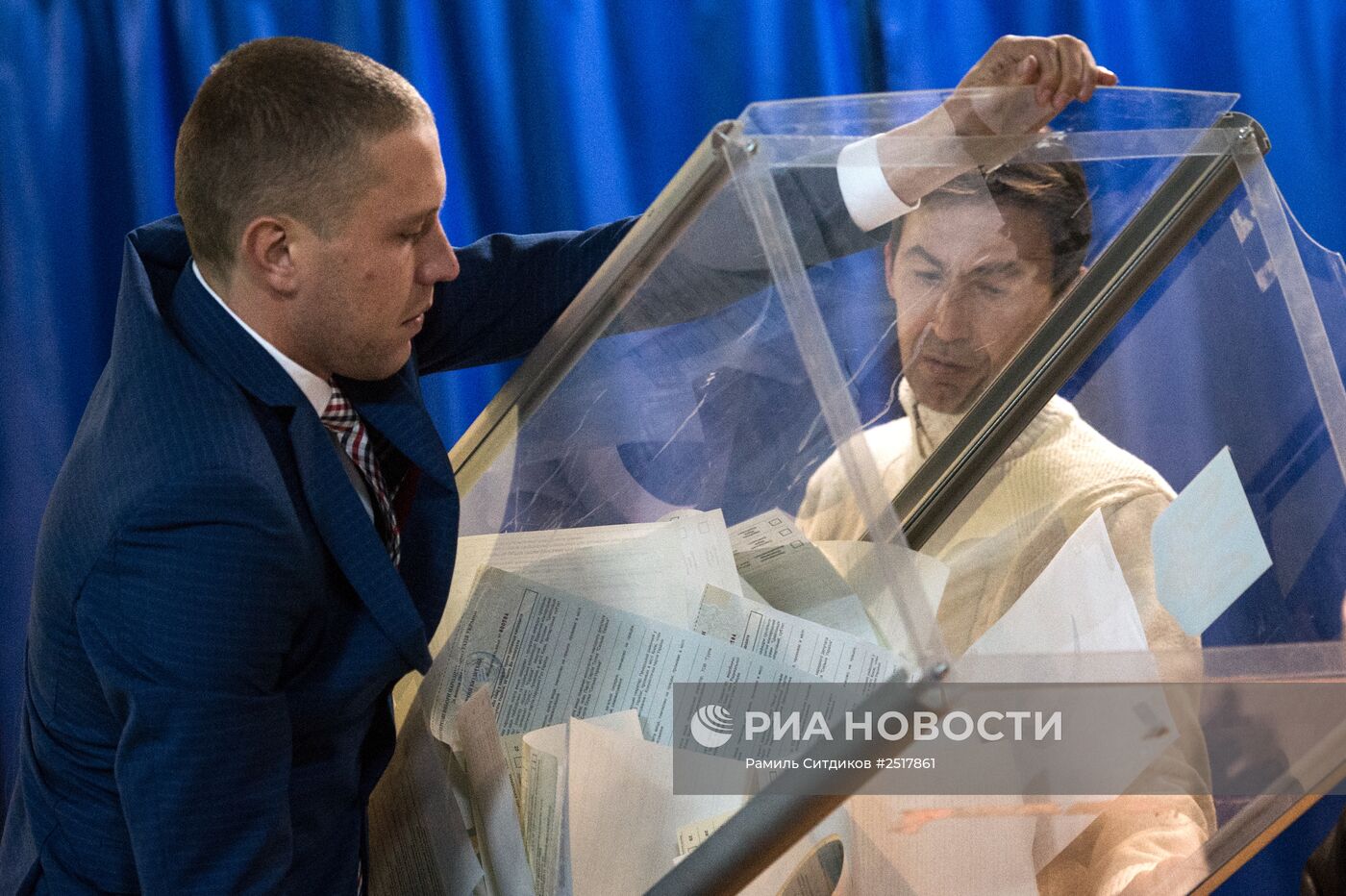 Подсчет голосов по результатам выборов в Верховную раду Украины