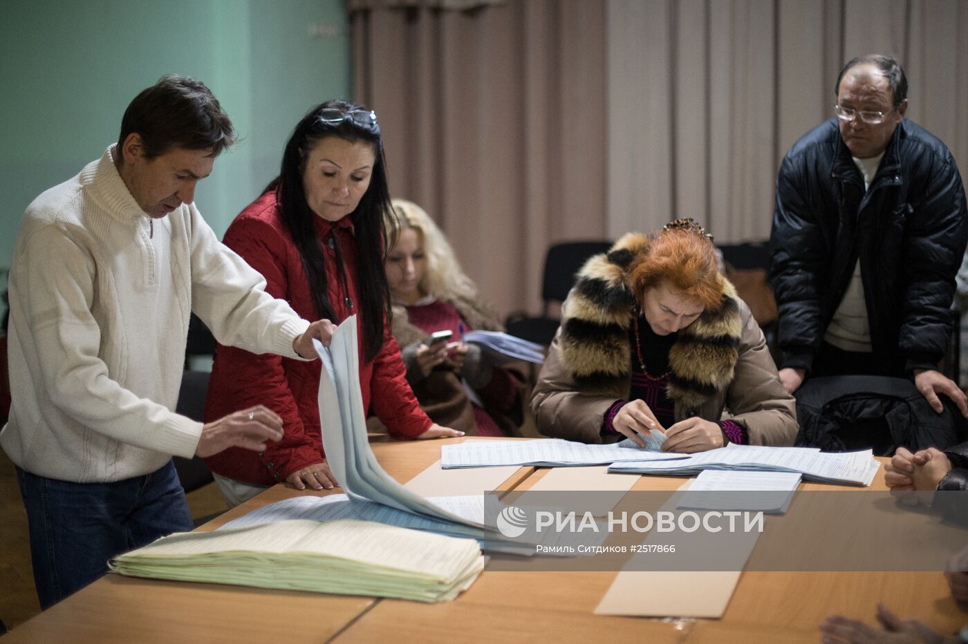 Подсчет голосов по результатам выборов в Верховную раду Украины