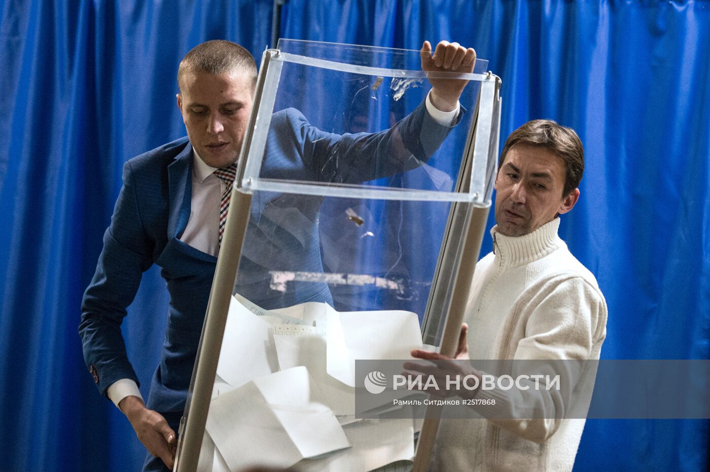 Подсчет голосов по результатам выборов в Верховную раду Украины