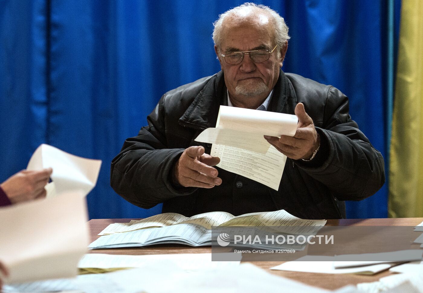 Подсчет голосов по результатам выборов в Верховную раду Украины