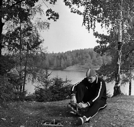 Конькобежец Ян Миса