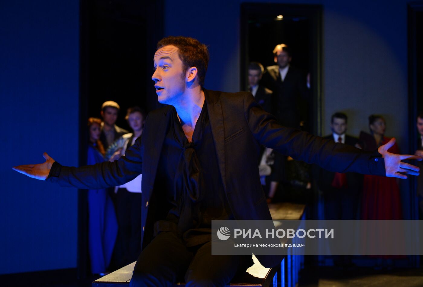 Прогон спектакля "Горе от ума" в театре Моссовета