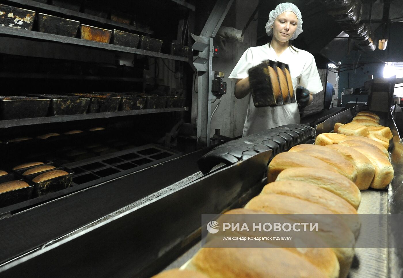 Работа хлебозавода "Еманжелинскхлеб" в Челябинской области