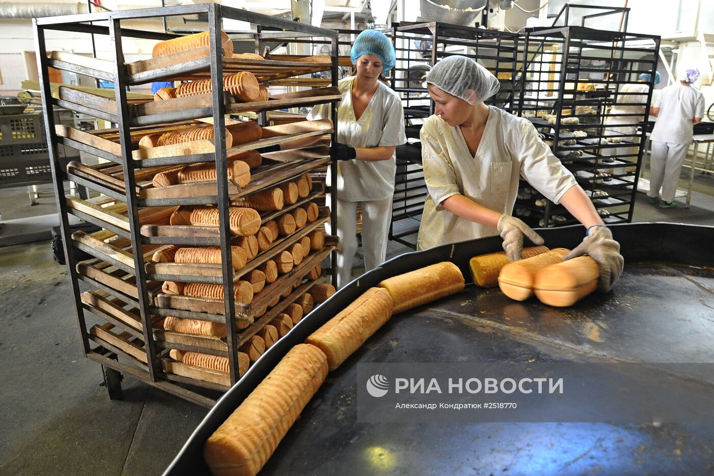 Работа хлебозавода "Еманжелинскхлеб" в Челябинской области