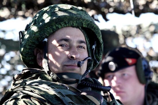 Тактические учения морской пехоты Тихиоокеанского флота в Приморском крае