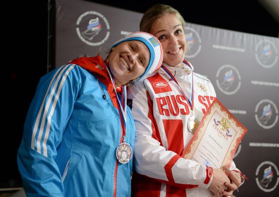 Бобслей. Чемпионат России. Двойки. Первый день