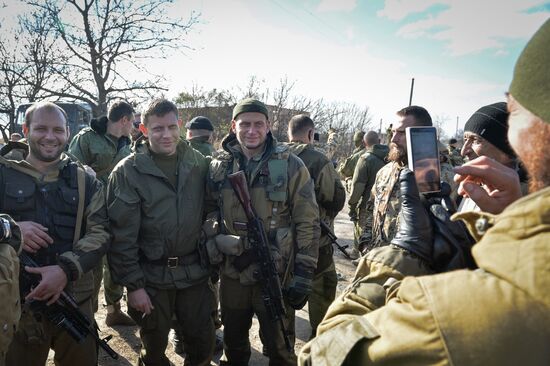 Визит А.Захарченко в Новоазовск