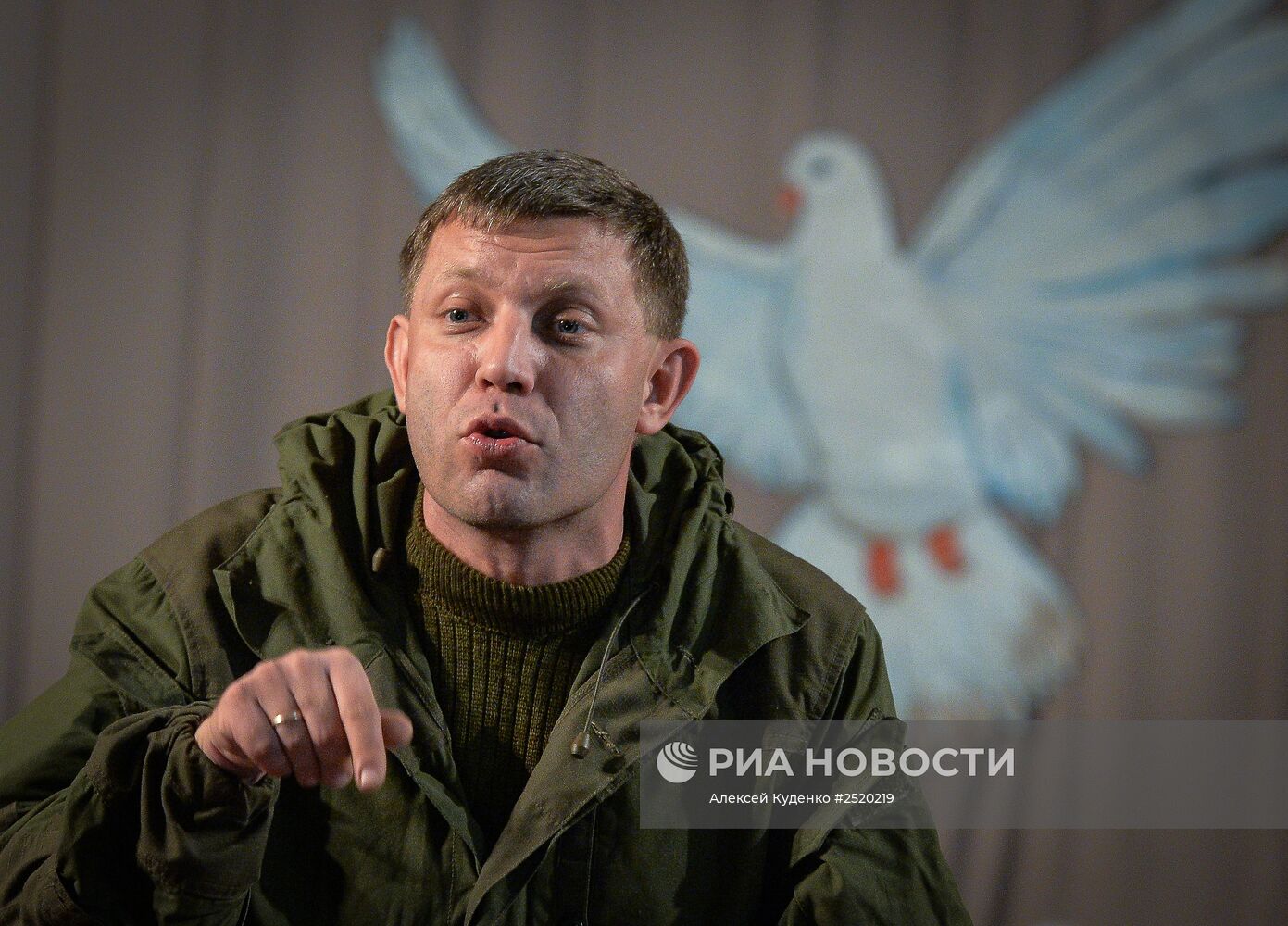 Визит А.Захарченко в Новоазовск