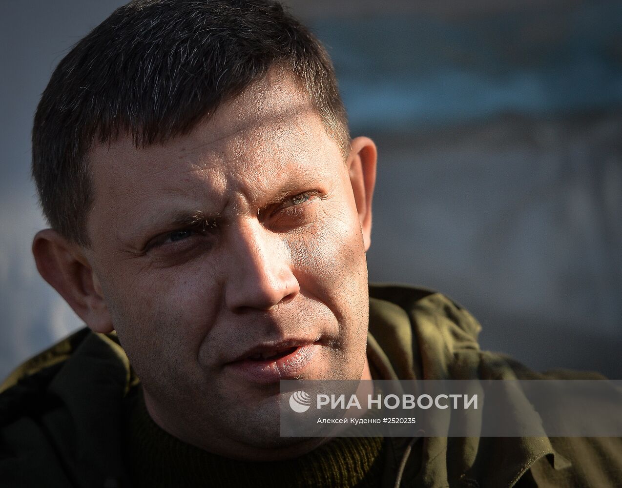 Визит А.Захарченко в Новоазовск