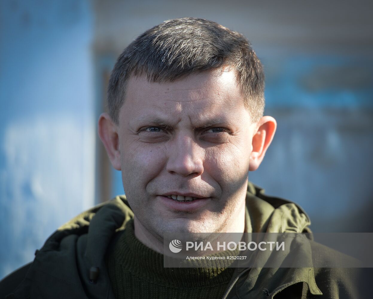 Визит А.Захарченко в Новоазовск