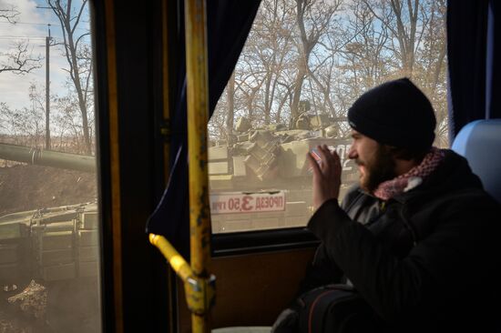 Визит А.Захарченко в Новоазовск