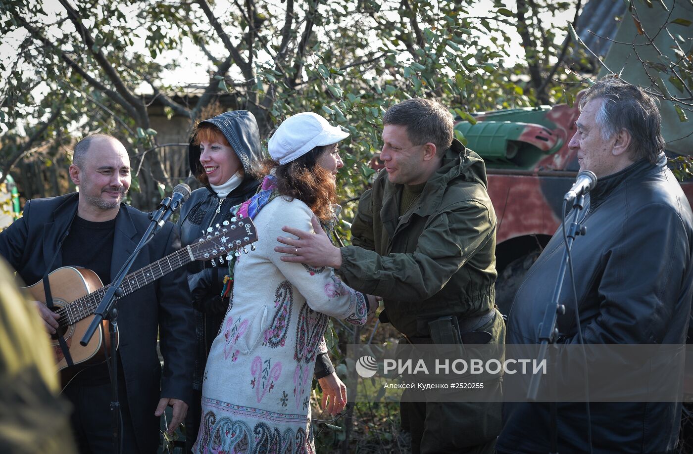 Визит А.Захарченко в Новоазовск