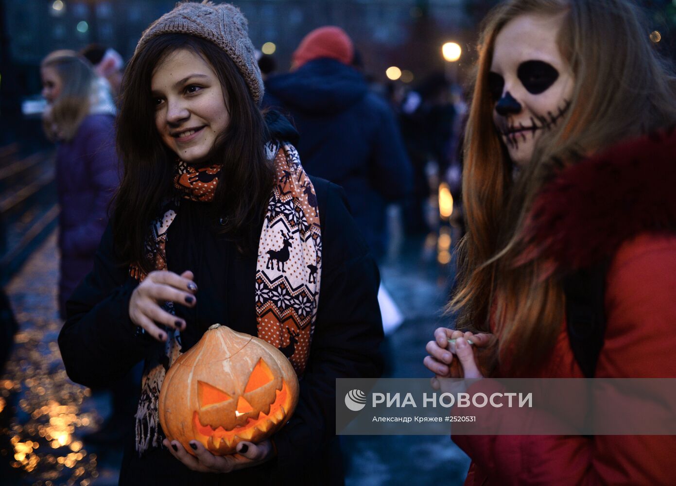 Празднование Хэллоуина в Новосибирске