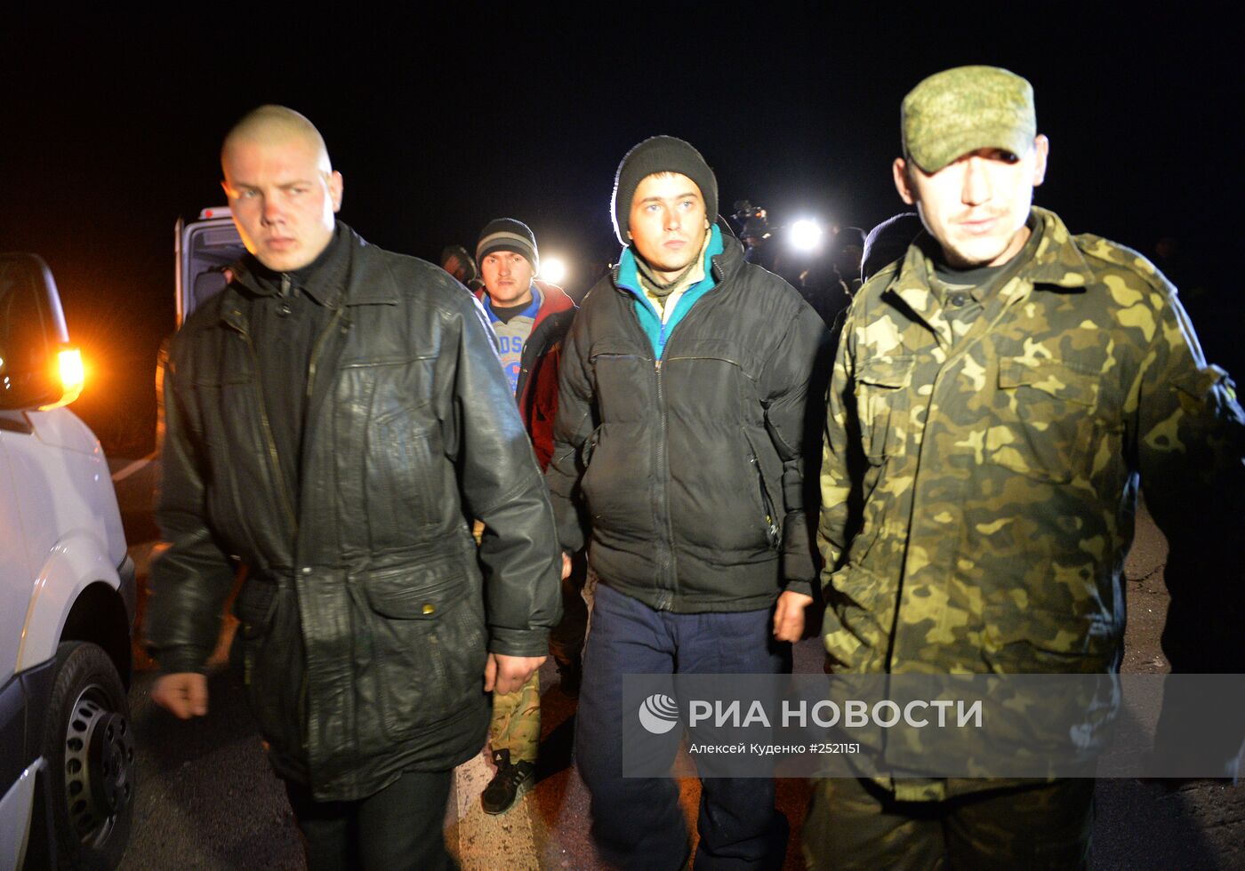 В пригороде Донецка состоялся обмен пленными