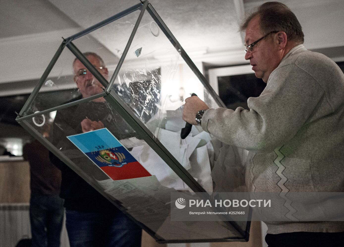Подсчет голосов на выборах в ЛНР
