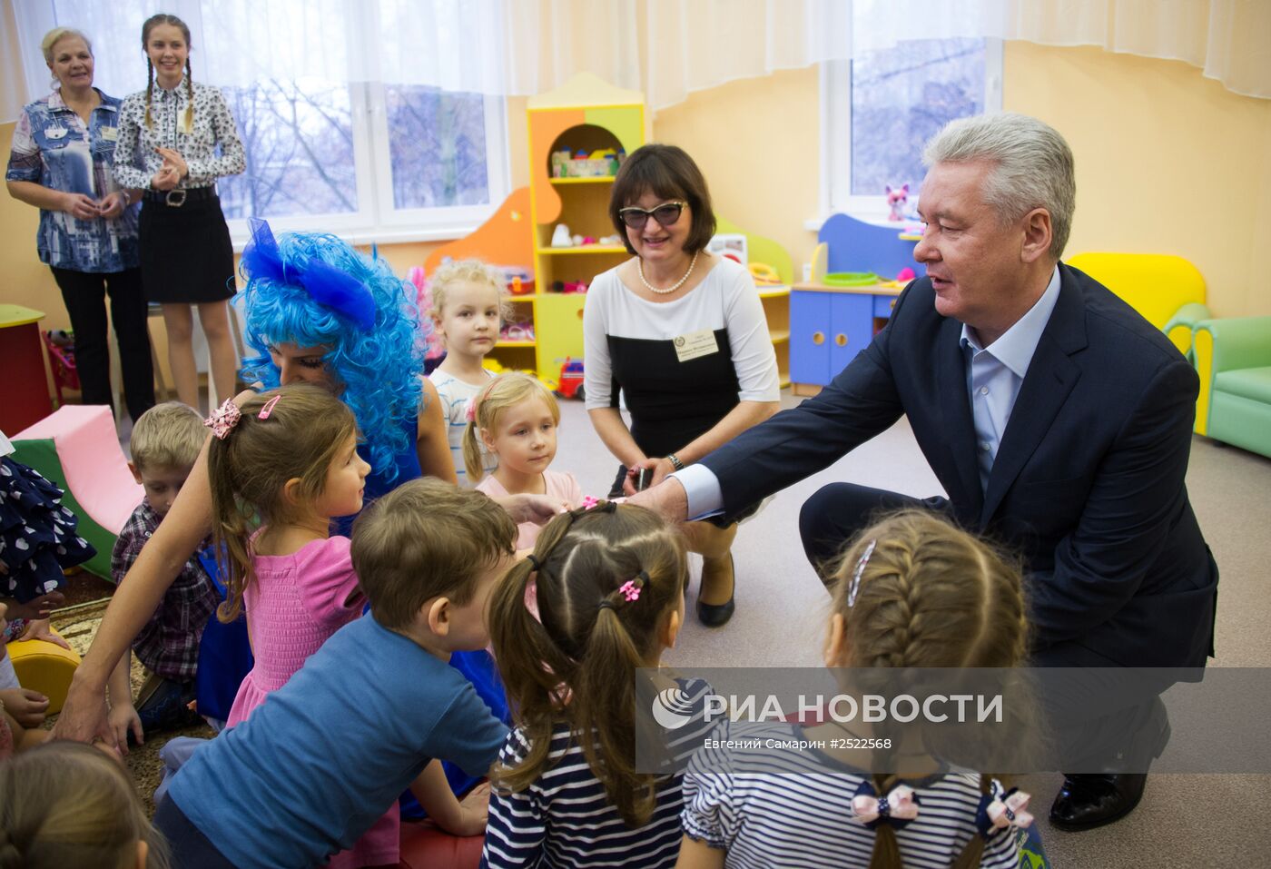 Сергей Собянин открыл новый детский сад на Каширском шоссе