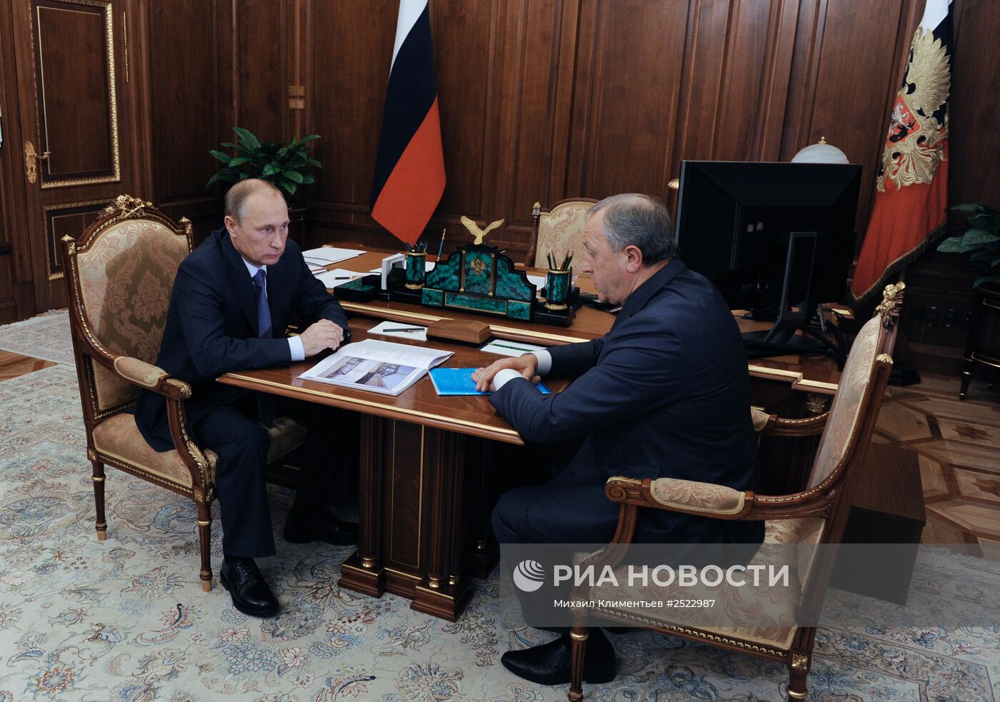Встреча В.Путина и В.Радаева