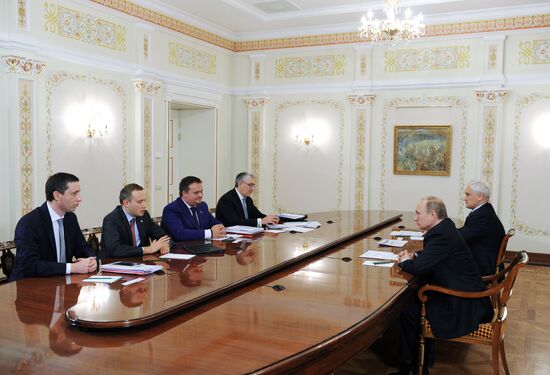 Встреча В.Путина с директорами Агентства стратегических инициатив по продвижению новых проектов