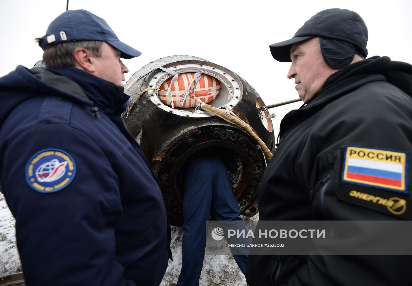 Возвращение на Землю экипажа МКС-40/41