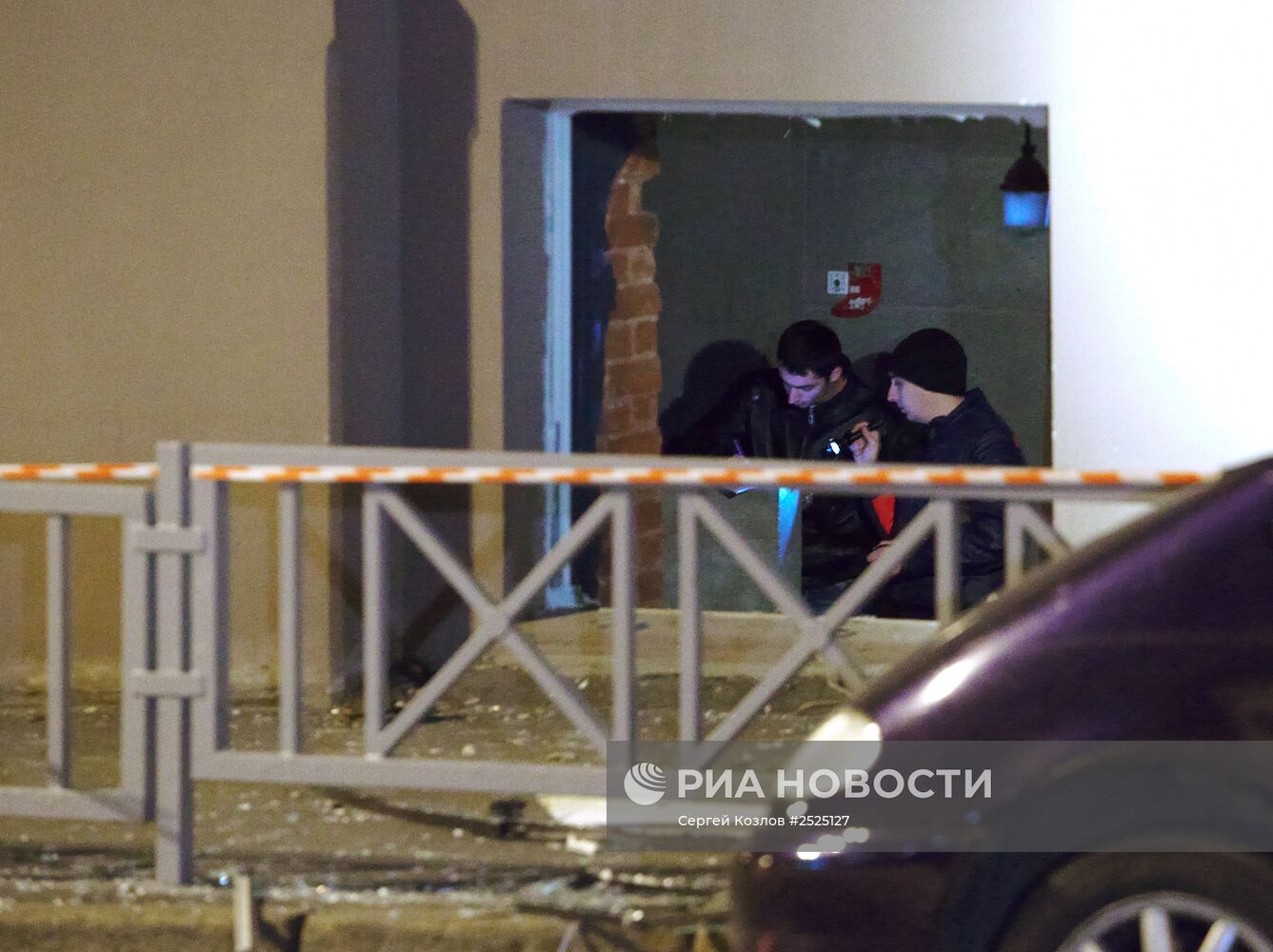Последствия взрыва в ночном клубе Харькова