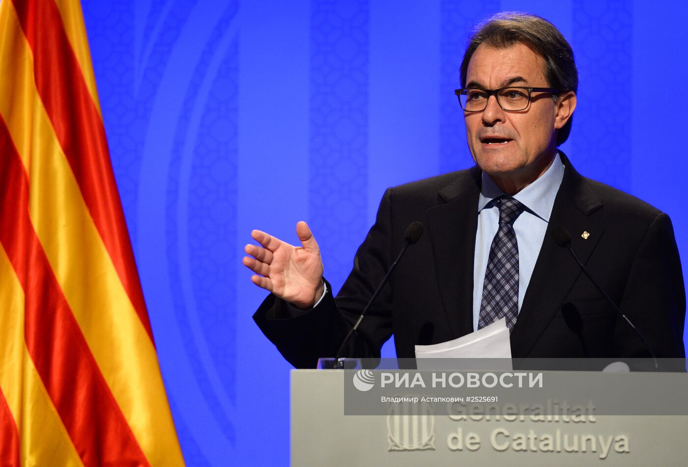 П/к главы Каталонии Артура Маса