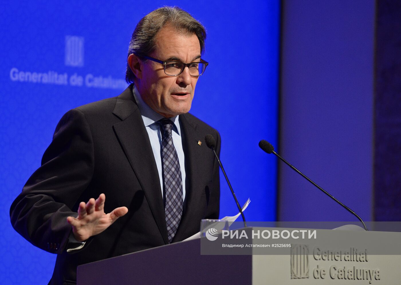 П/к главы Каталонии Артура Маса