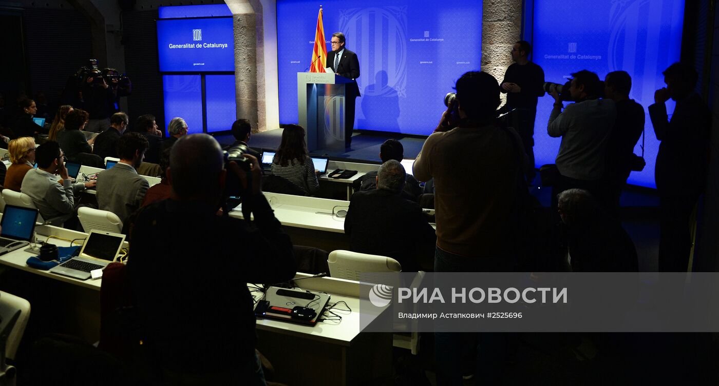 П/к главы Каталонии Артура Маса