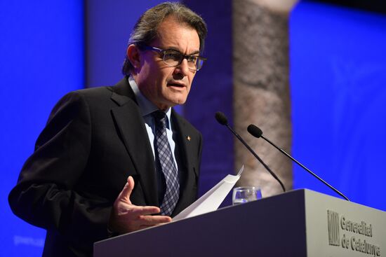 П/к главы Каталонии Артура Маса