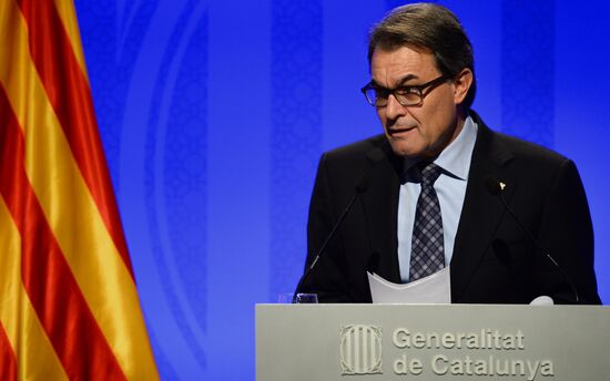 П/к главы Каталонии Артура Маса