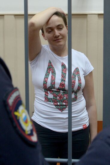Заседание суда по жалобе украинской летчицы Надежды Савченко