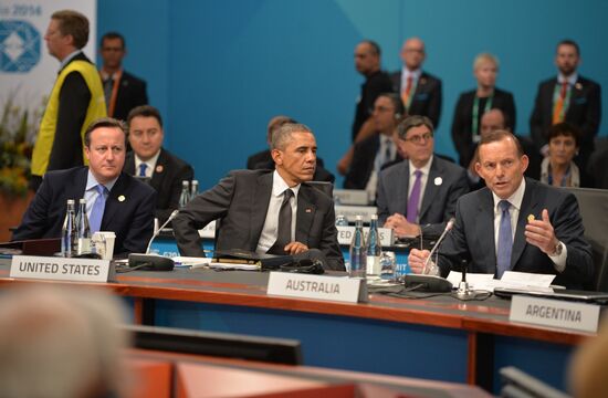 В.Путин принимает участие в саммите "Группы двадцати"