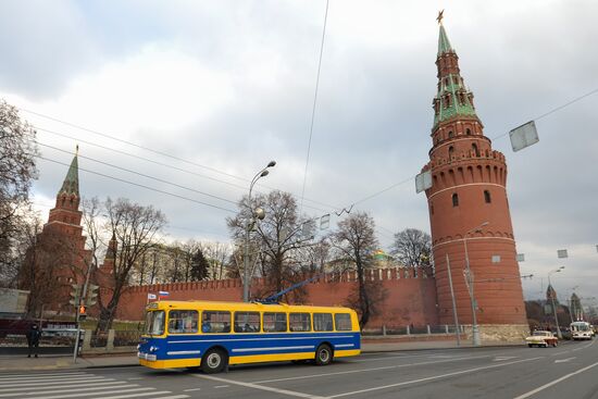 Московский парад троллейбусов